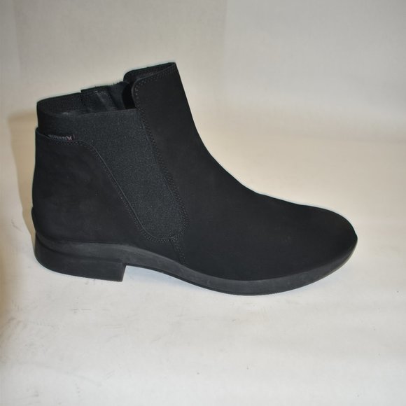 Mephisto Soria 1 Black Nubuck Leather Ankle Bootie Size 8.5 US - Picture 3 of 10